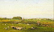 George Inness In the Roman Campagna oil painting